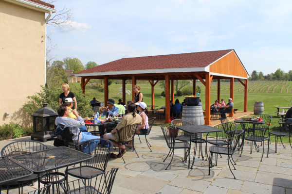 The new pavilion at Miracle Valley